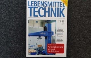 Ein Fachbeitrag von roTeg ist als Titelstory der Lebensmitteltechnik erschienen